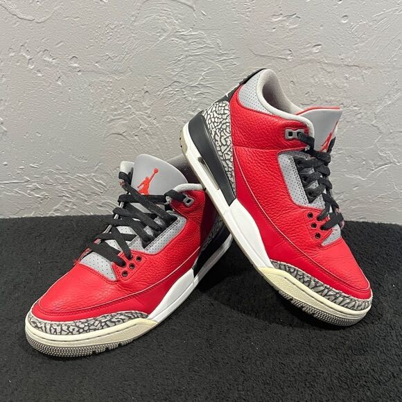men's air jordan retro 3 se low basketball shoes